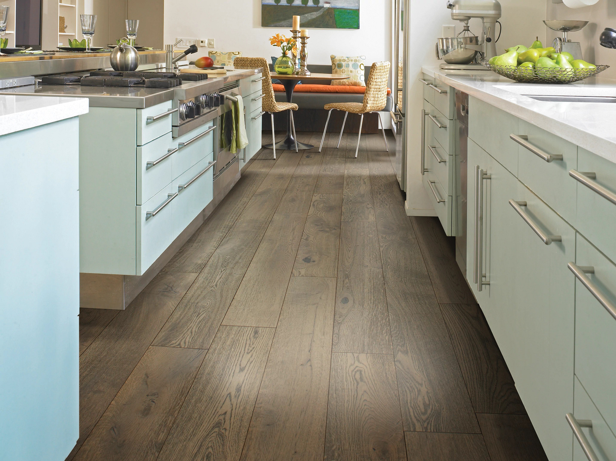 kitchen Kitchen with white tile wall